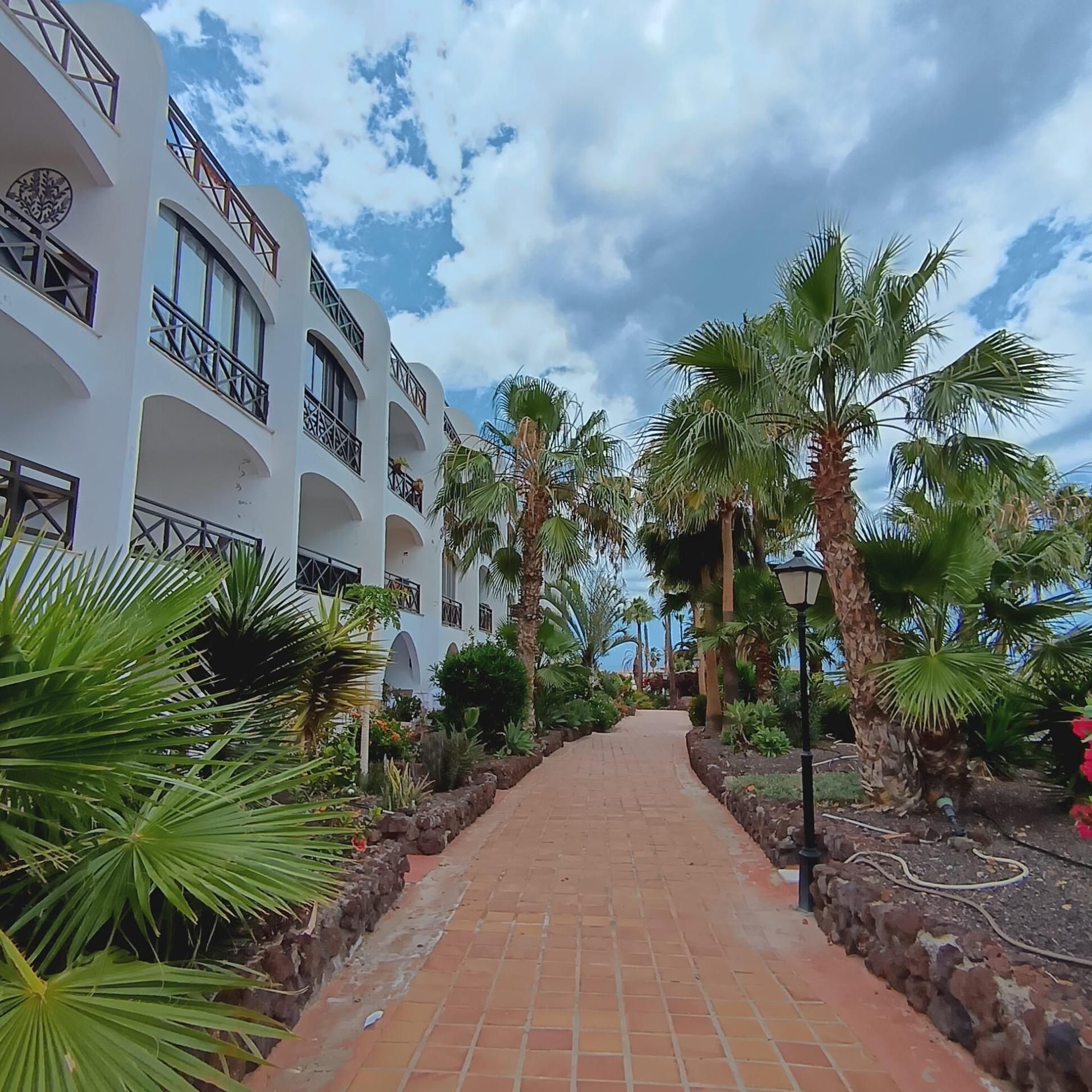 Vista exterior de Apartament en venda en San Miguel de Abona amb Jardí privat, Parquet i Terrassa