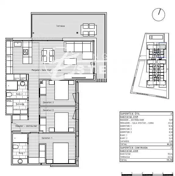 Penthouse with pool for sale in COSTA DAURADA, imagen 24