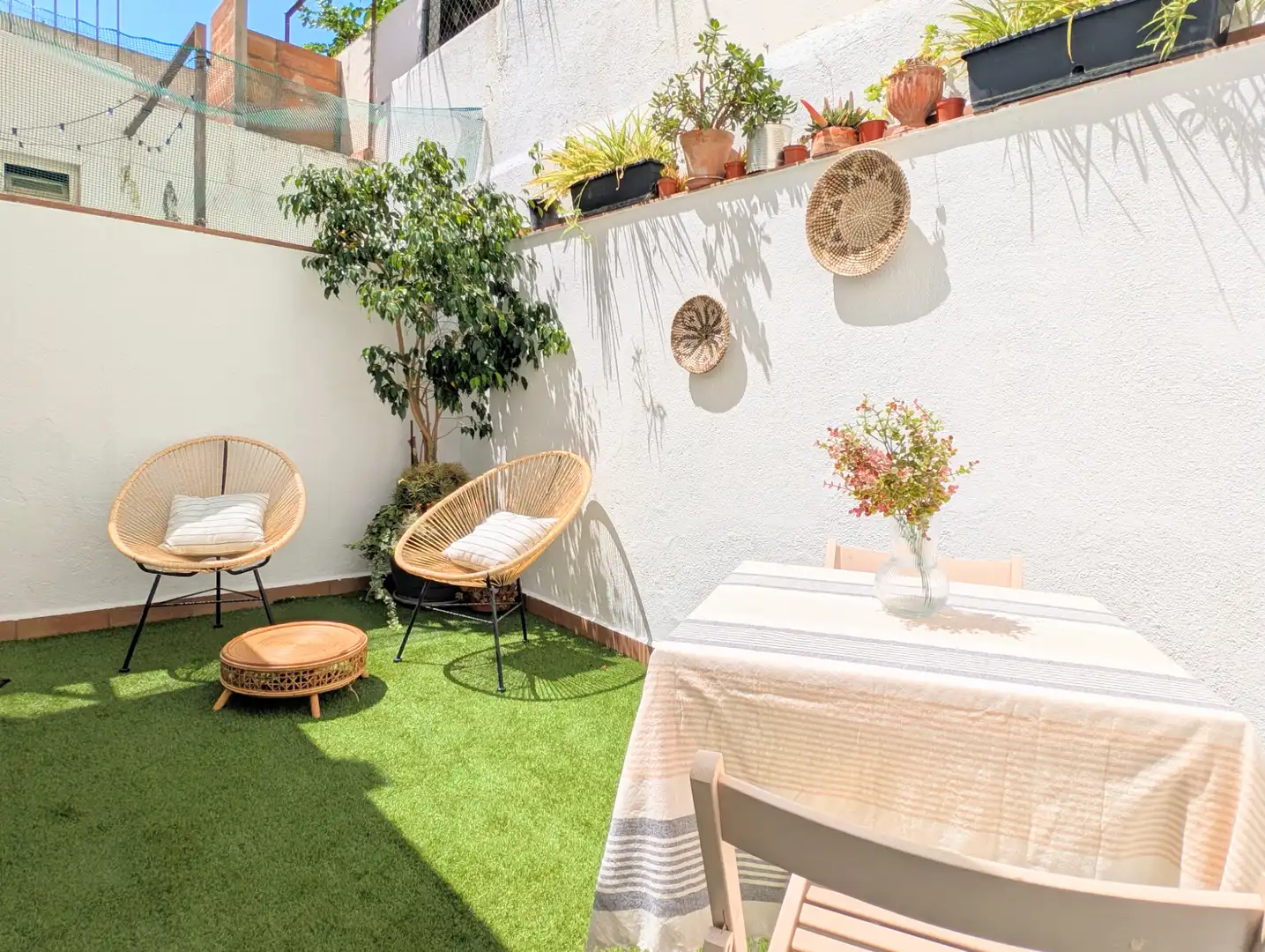 Terrasse von Erdgeschoss zum Verkauf in Mataró mit Klimaanlage, Heizung und Terrasse