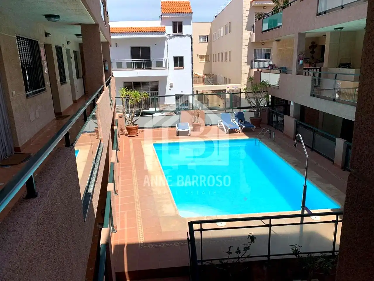 Piscina de Piso de alquiler en Arona