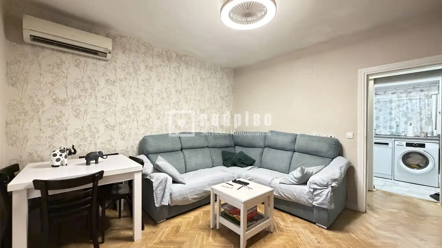 Sala de estar de Piso en venta en Leganés con Aire acondicionado, Calefacción y Parquet