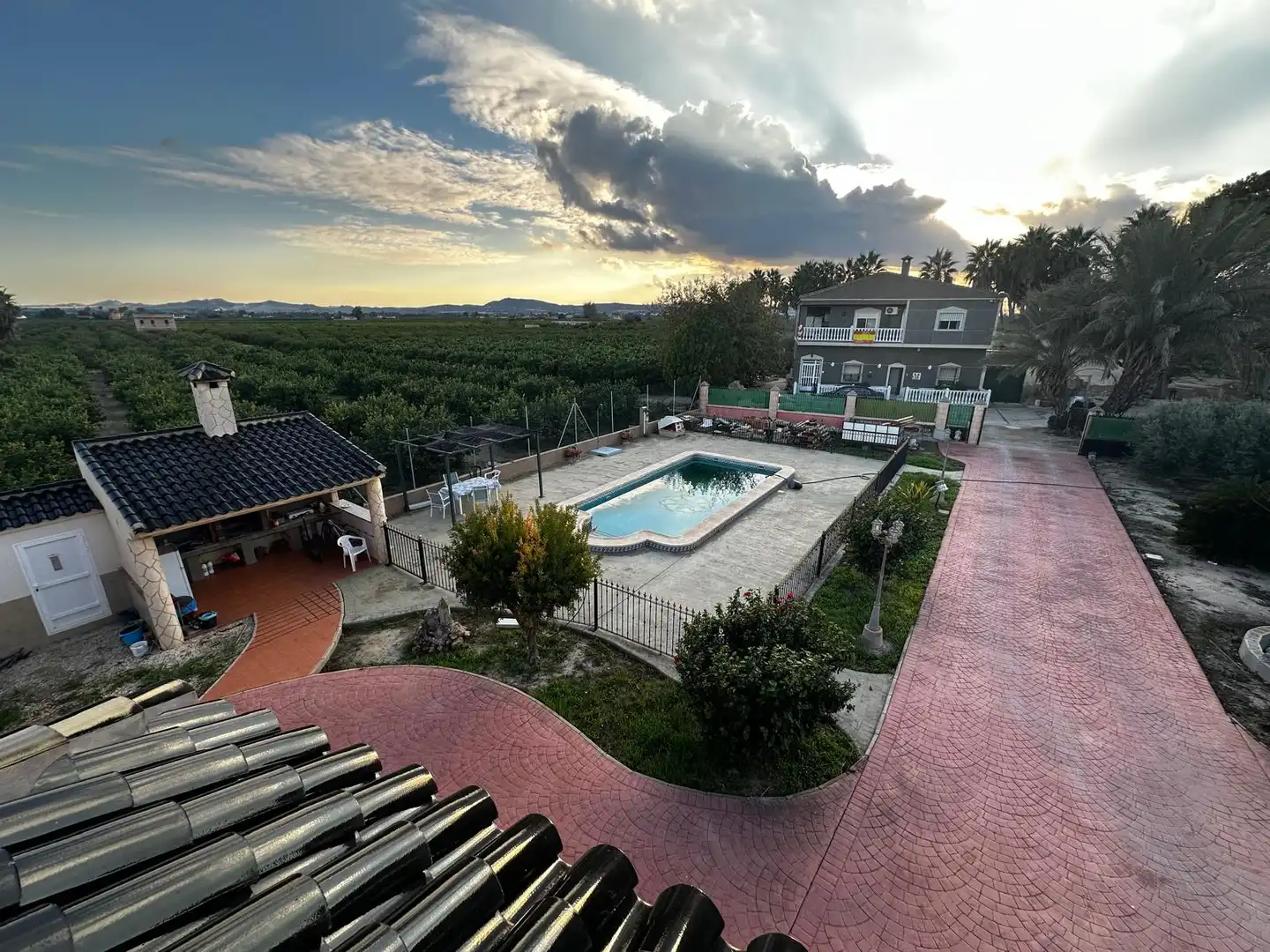 Piscina de Casa o xalet en venda en Orihuela amb Jardí privat, Terrassa i Piscina