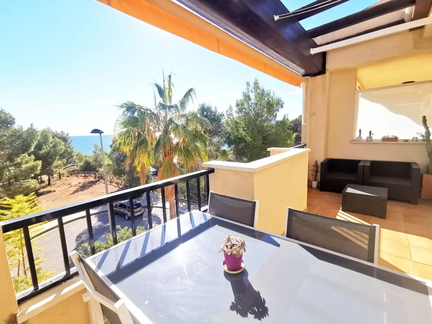 Terraza de Apartamento de alquiler en Altea con Aire acondicionado, Calefacción y Terraza