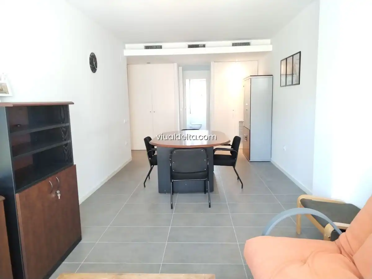 Sala de estar de Apartamento en venta en L'Ampolla con Aire acondicionado, Calefacción y Amueblado