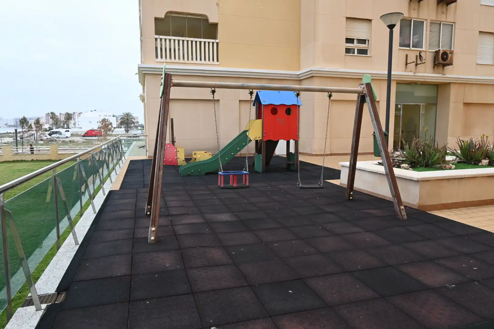 Terrasse von Wohnungen zum Verkauf in La Manga del Mar Menor mit Klimaanlage, Heizung und Terrasse