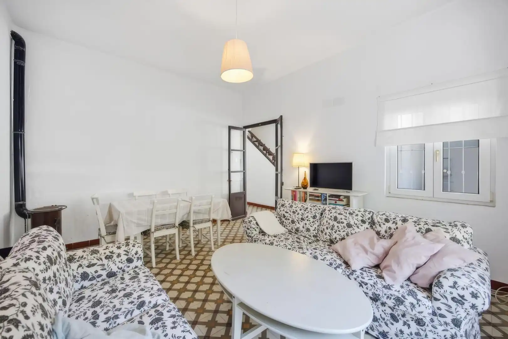 Wohnzimmer von Haus oder Chalet zum Verkauf in Vejer de la Frontera mit Privatgarten, Terrasse und Möbliert