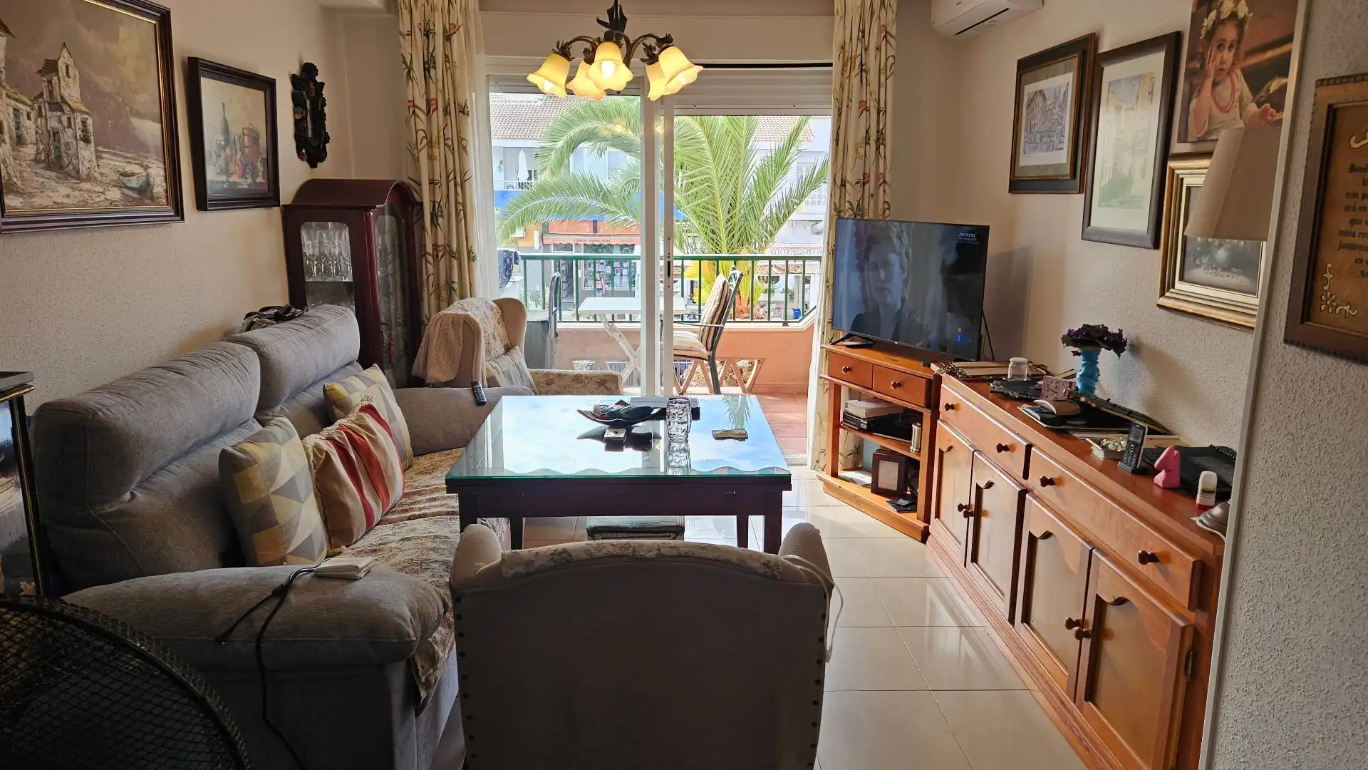 Wohnzimmer von Wohnungen zum Verkauf in Torrox mit Klimaanlage, Terrasse und Möbliert