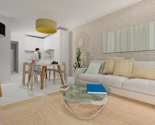 Living room of Flat for sale in Málaga Capital  with Terrace and Balcony