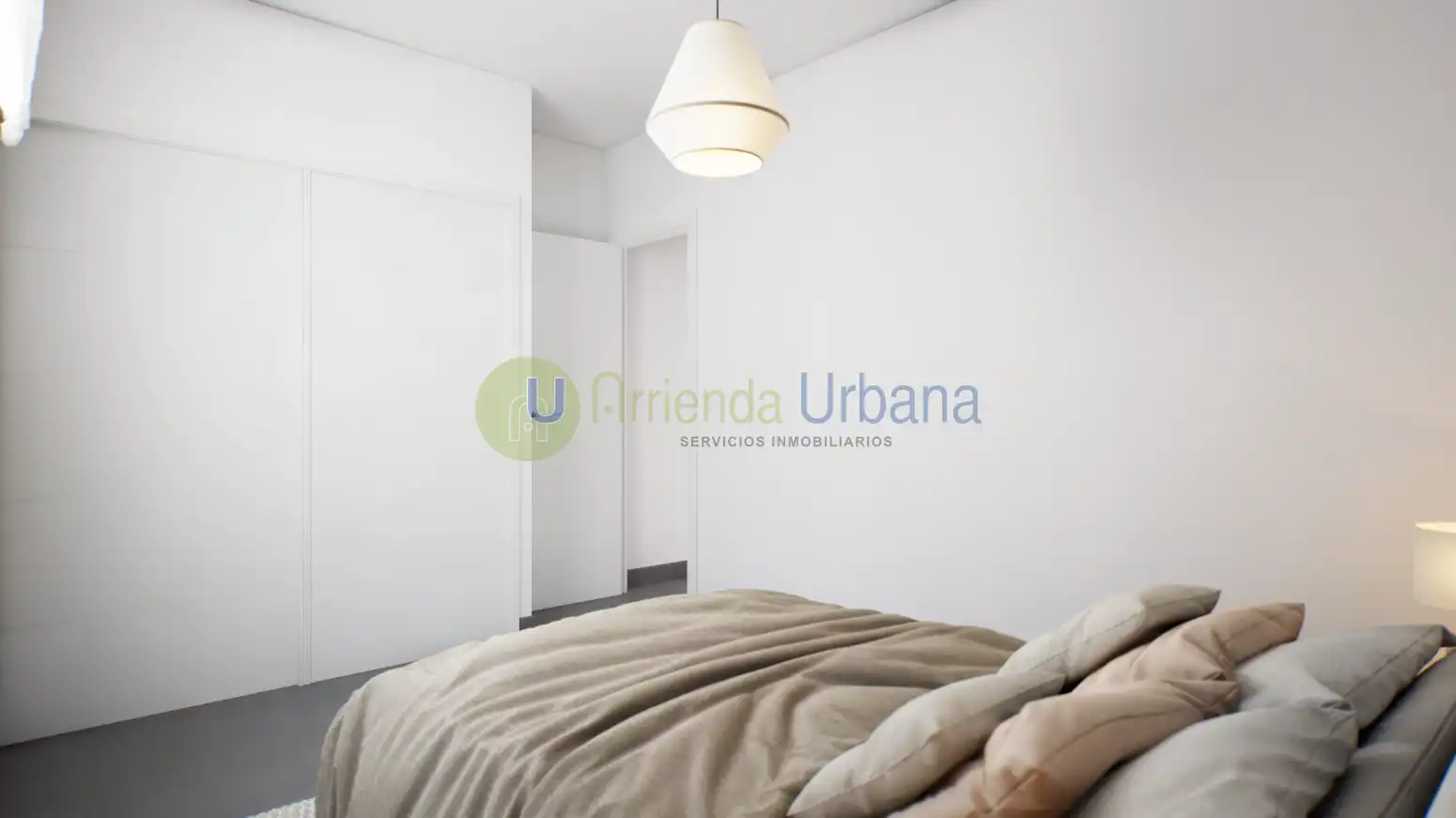 Schlafzimmer von Wohnung zum Verkauf in Santa Pola mit Heizung, Privatgarten und Terrasse