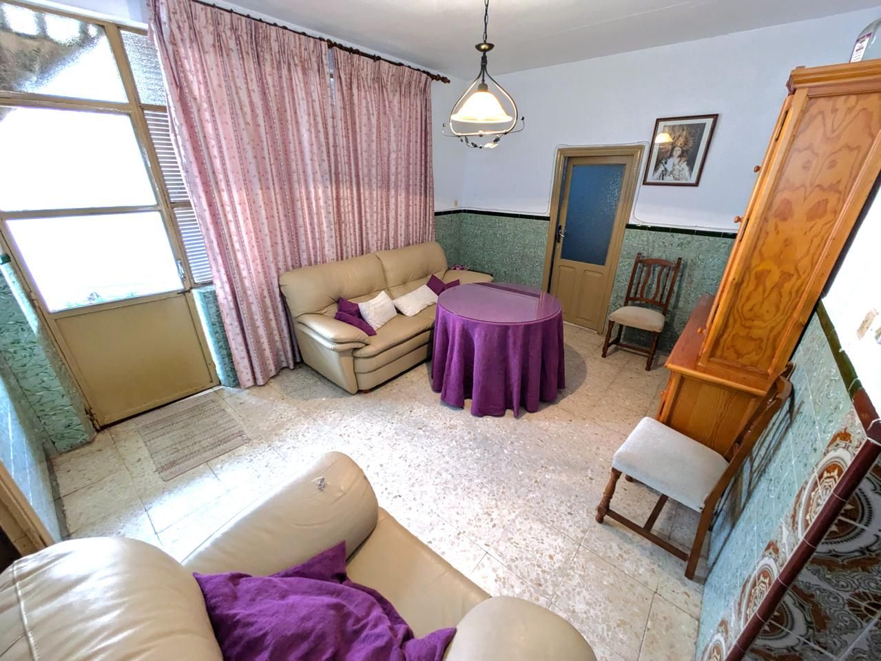 Sala d'estar de Casa o xalet en venda en La Garrovilla  amb Terrassa