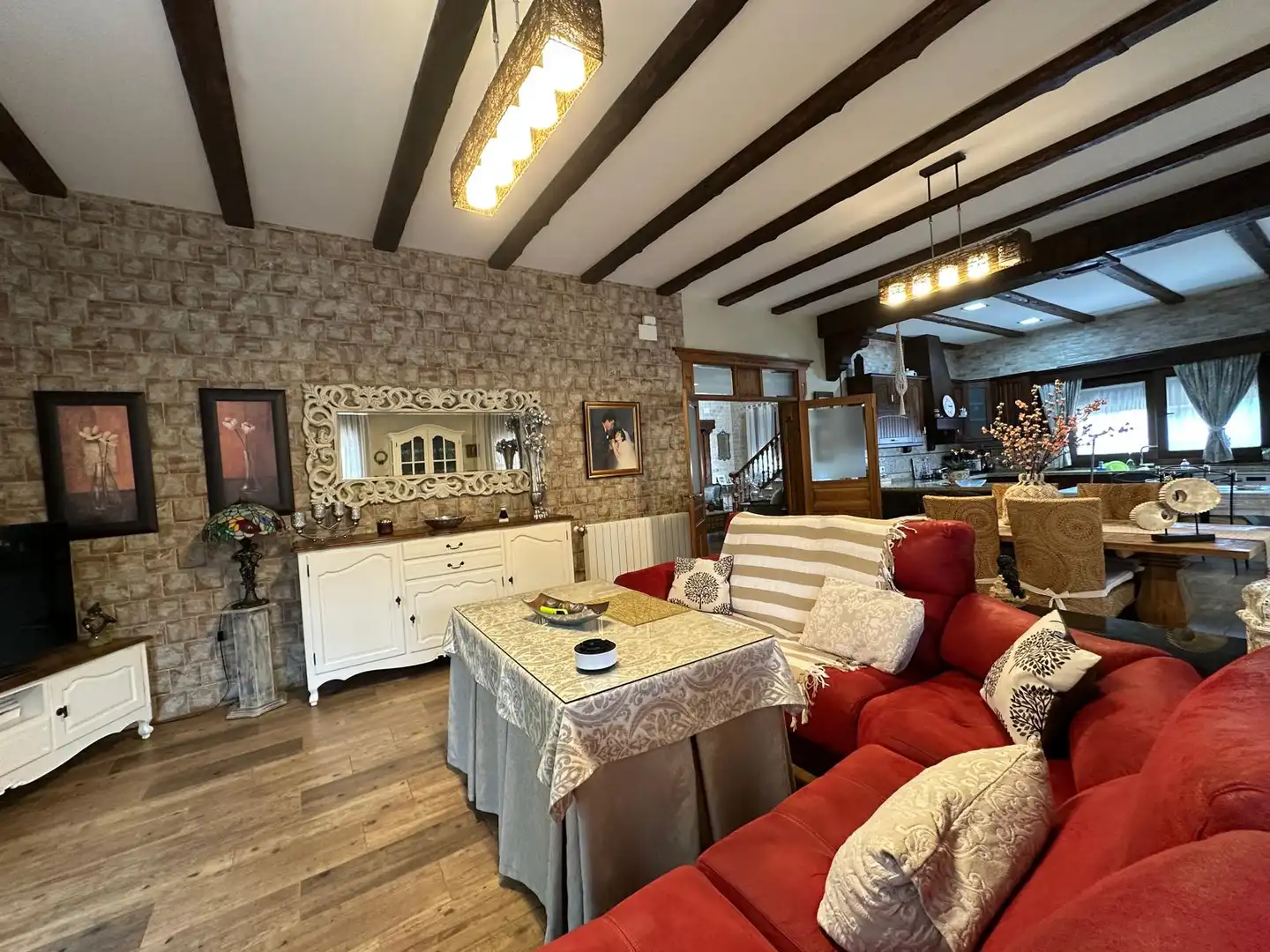 Sala de estar de Finca rústica en venta en Alange con Aire acondicionado, Calefacción y Terraza