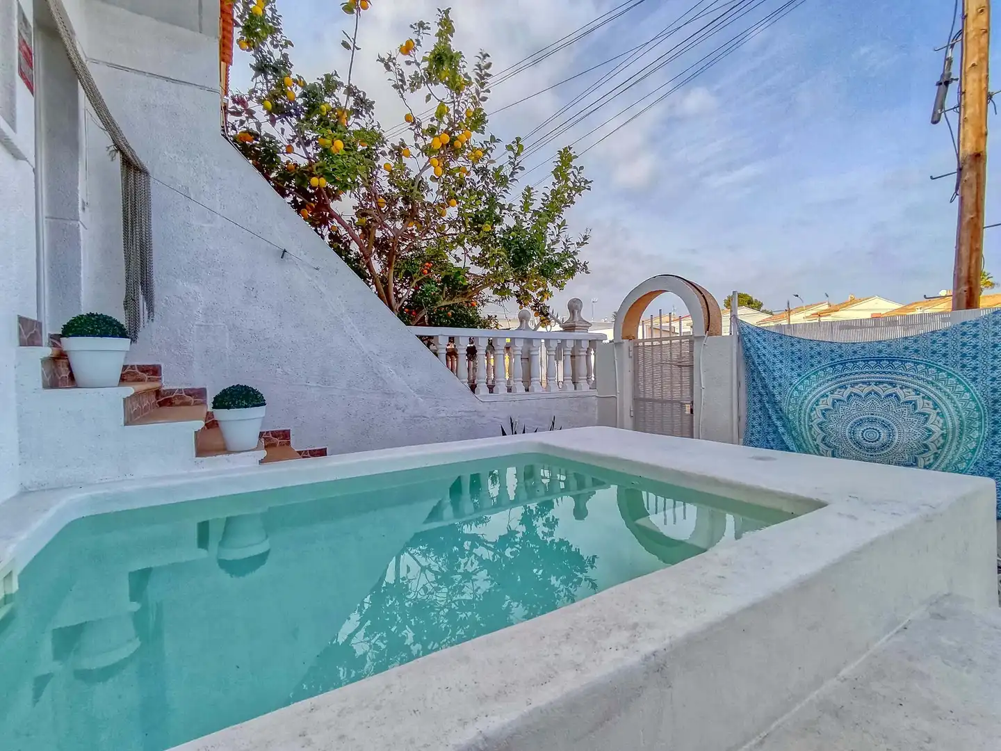 Schwimmbecken von Wohnung zum Verkauf in Santa Pola mit Terrasse und Schwimmbad