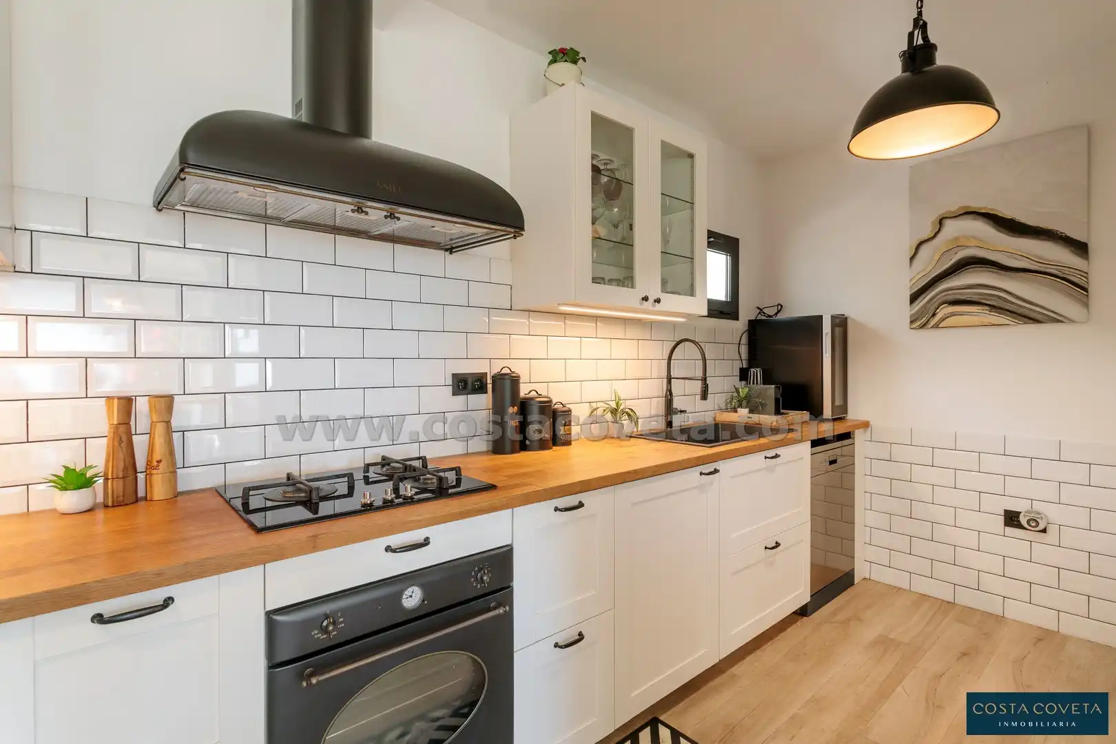 Kitchen of Houses for sale in El Campello  with Air Conditioner, Private garden and Terrace