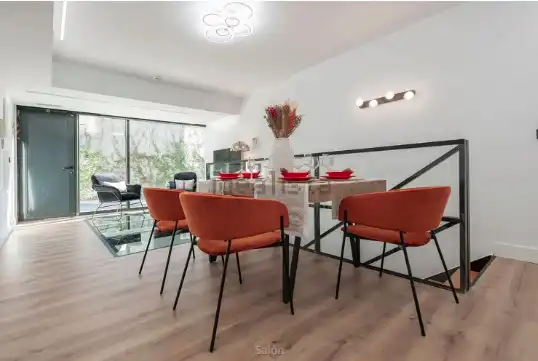 Dining room of Duplexes for sale in La Moraleja  with Air Conditioner, Heating and Furnished