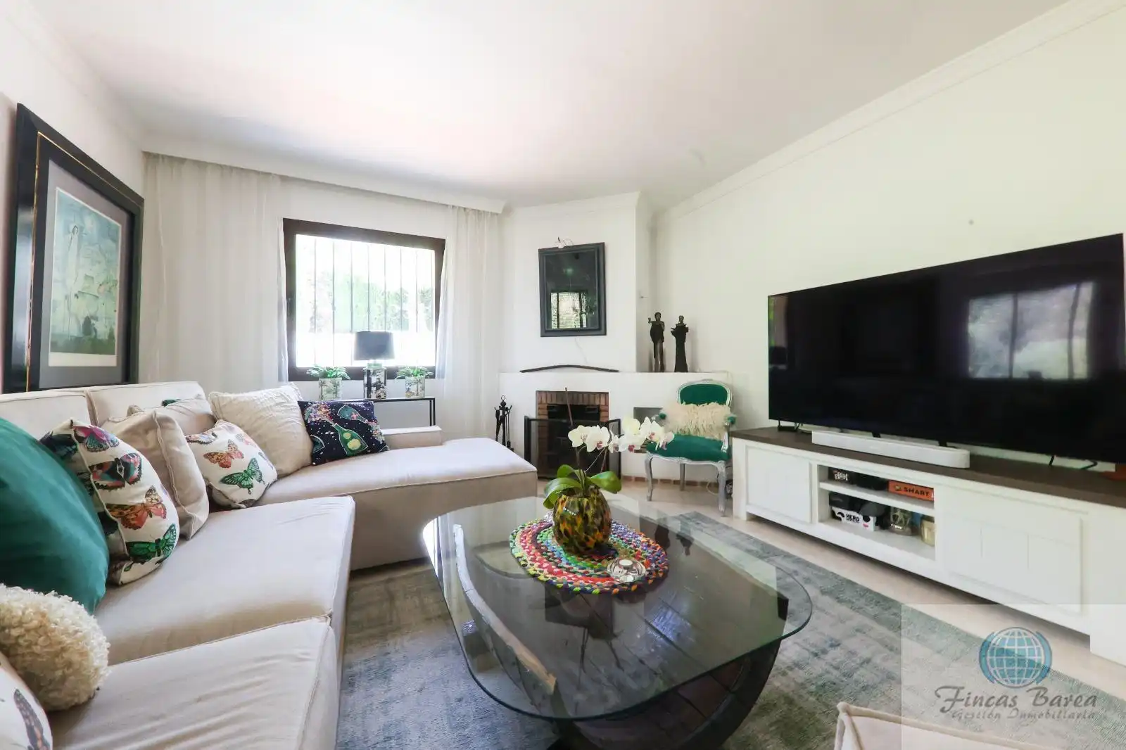 Living room of Houses for sale in Mijas  with Air Conditioner, Terrace and Storage room