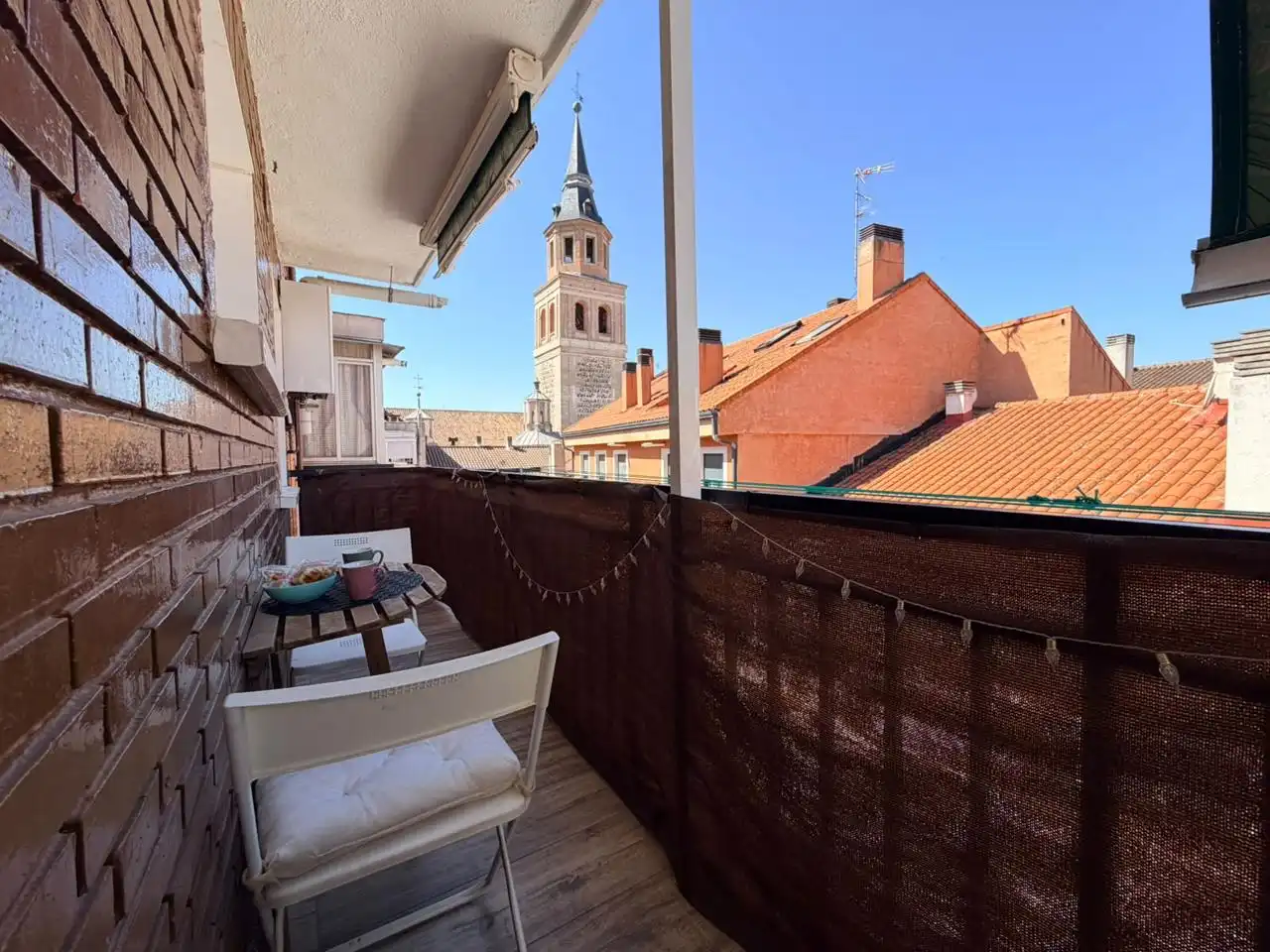 Balcony of Flat for sale in Madrid  with Air Conditioner, Heating and Terrace