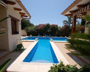 Swimming pool of House or chalet for sale in Camarles  with Air Conditioner, Terrace and Swimming Pool