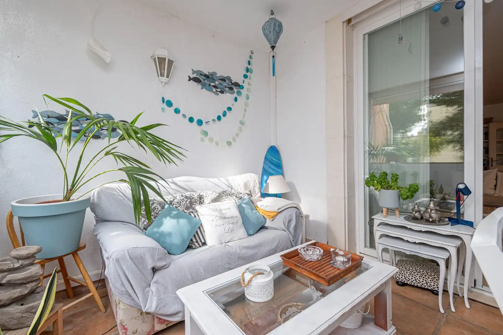 Terraza de Casa adosada en venta en  Palma de Mallorca con Aire acondicionado, Calefacción y Jardín privado