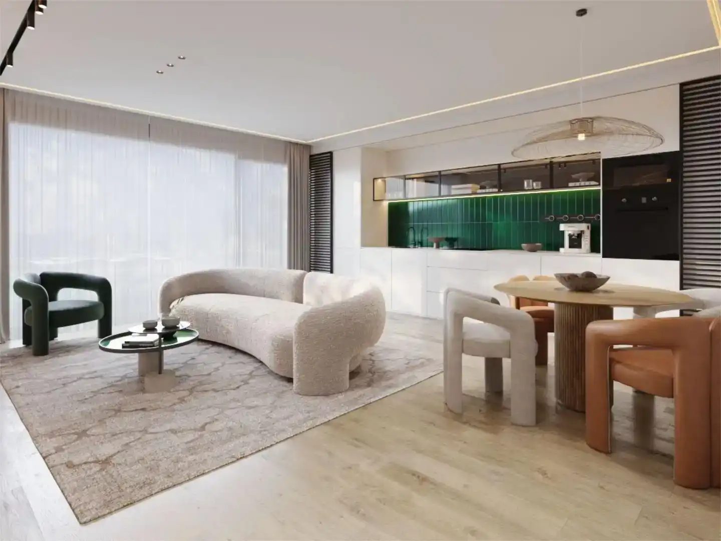 Sala de estar de Piso en venta en  Madrid Capital con Aire acondicionado, Piscina y Balcón