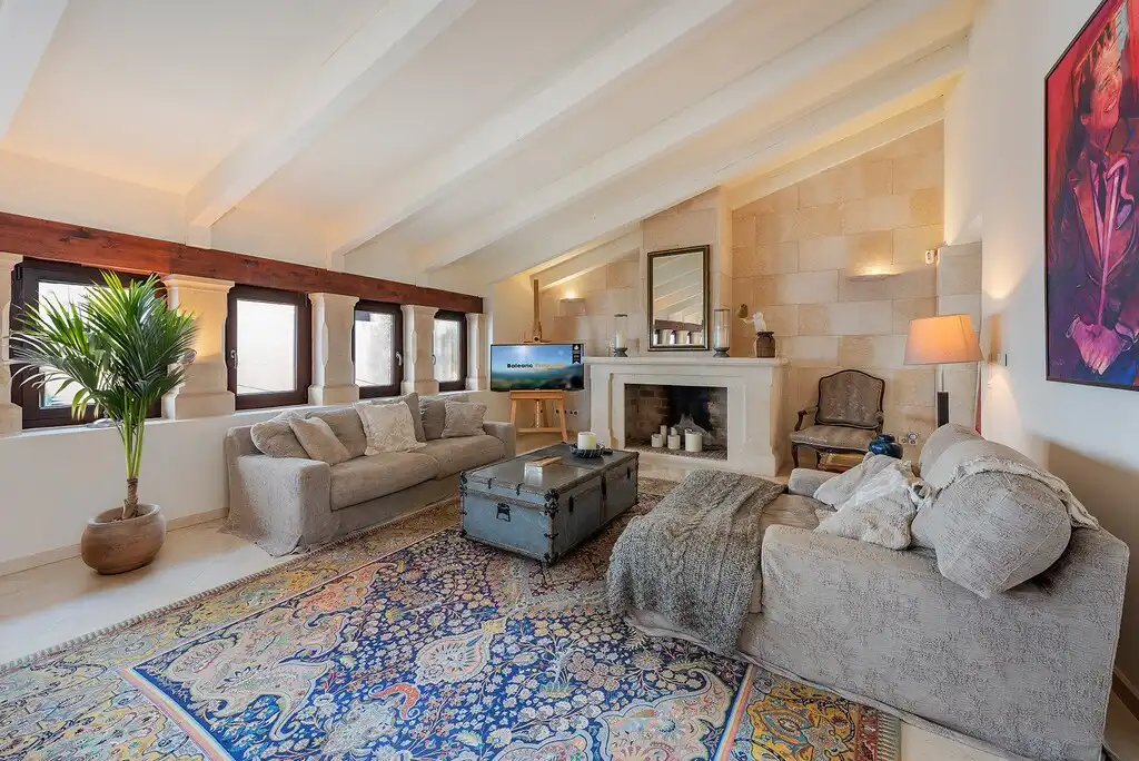 Sala de estar de Apartamento en venta en  Palma de Mallorca con Aire acondicionado, Calefacción y Terraza
