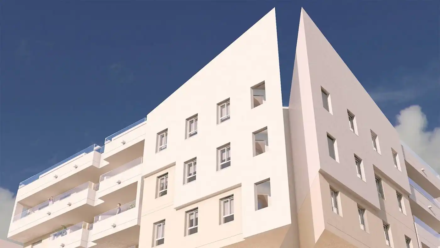 Vista exterior de Pis en venda en Marbella amb Aire condicionat, Terrassa i Piscina comunitària