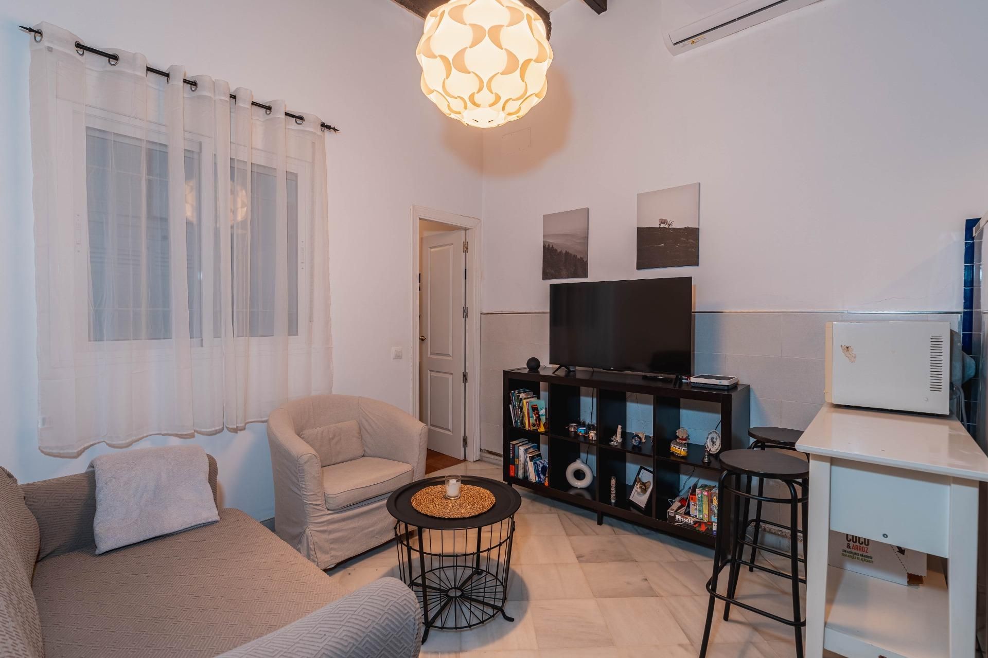 Living room of Duplex for sale in  Sevilla Capital  with Air Conditioner