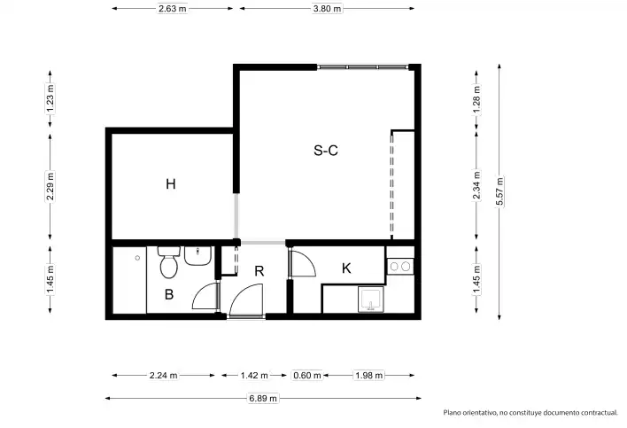 Flat for sale in Madrid  with Storage room, Swimming Pool and Oven