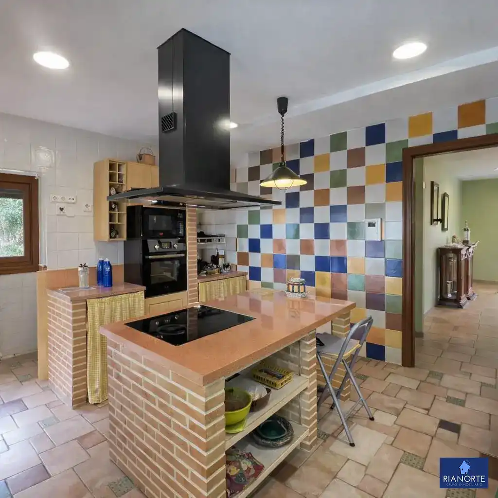 Cocina de Casa o chalet en venta en Gozón con Calefacción, Jardín privado y Terraza