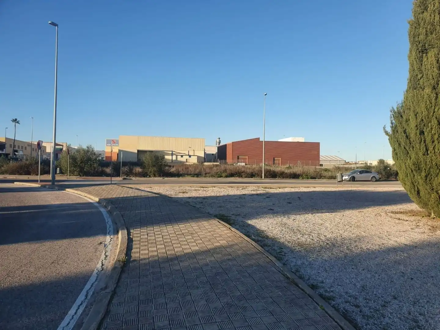 Vista exterior de Terreno industrial en venta en Salteras