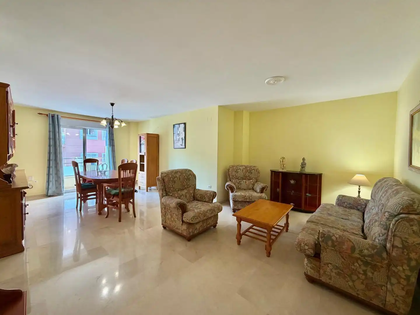 Sala d'estar de Apartament en venda en Benitachell / El Poble Nou de Benitatxell amb Aire condicionat, Calefacció i Terrassa
