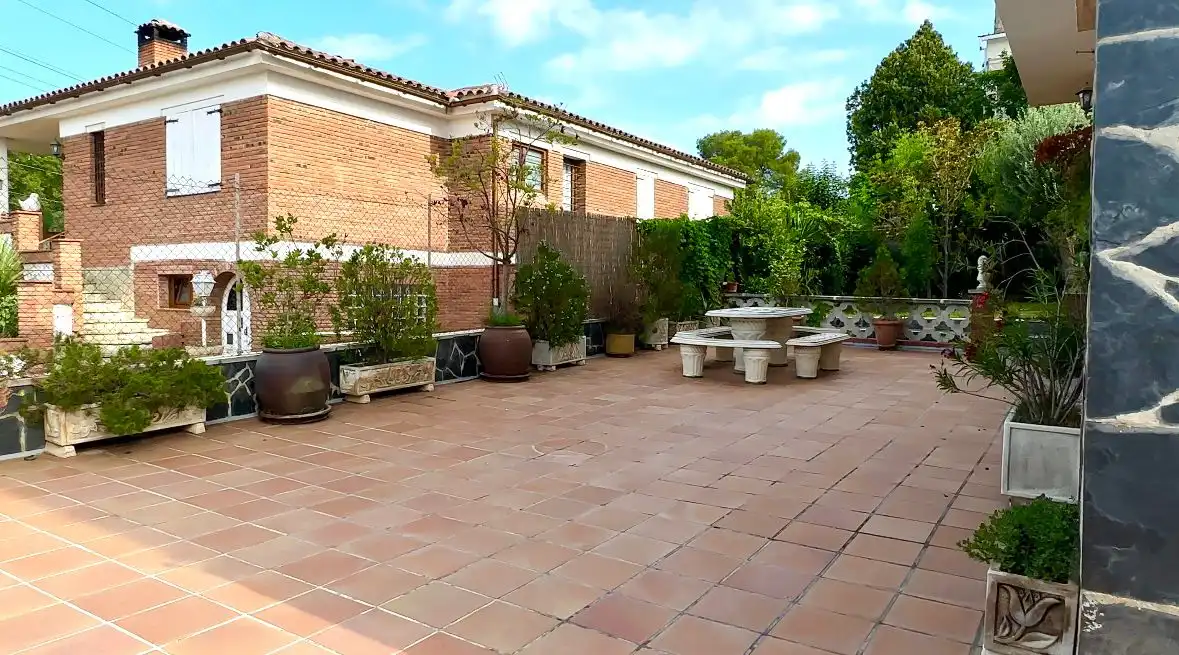 Terrassa de Casa o xalet en venda en Lliçà d'Amunt amb Calefacció, Jardí privat i Terrassa