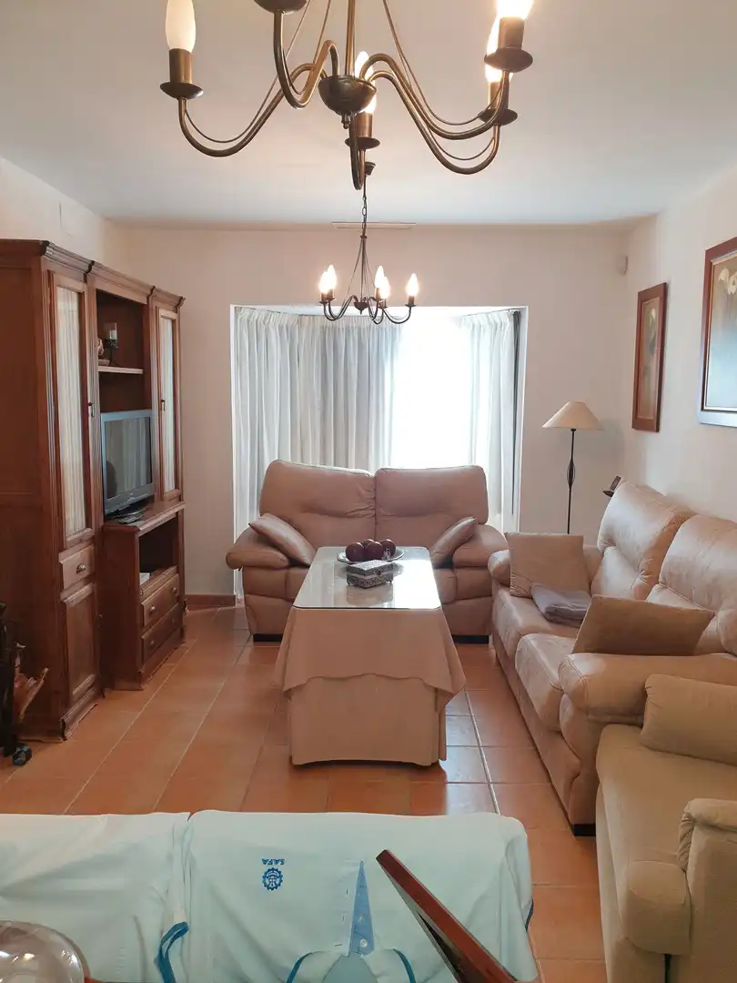 Sala d'estar de Casa o xalet en venda en Chiclana de la Frontera amb Aire condicionat, Calefacció i Jardí privat