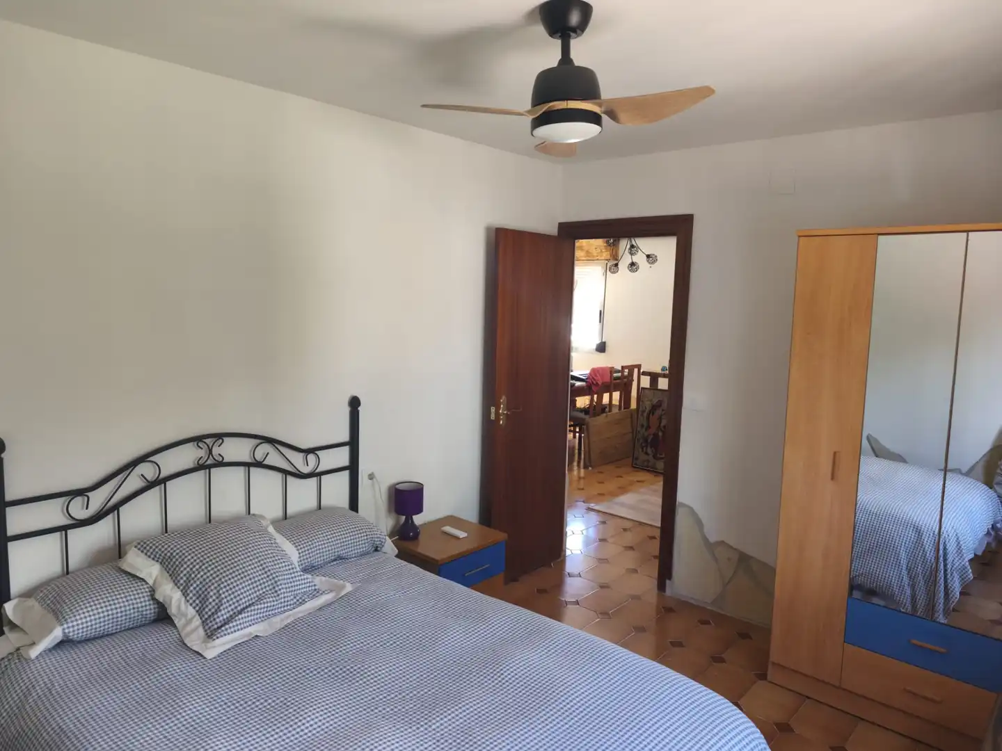 Bedroom of Houses for rent in Castellón de la Plana / Castelló de la Plana  with Air Conditioner, Private garden and Terrace