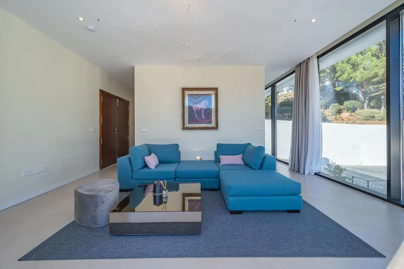 Living room of Houses for sale in Málaga  with Air Conditioner, Terrace and Swimming Pool