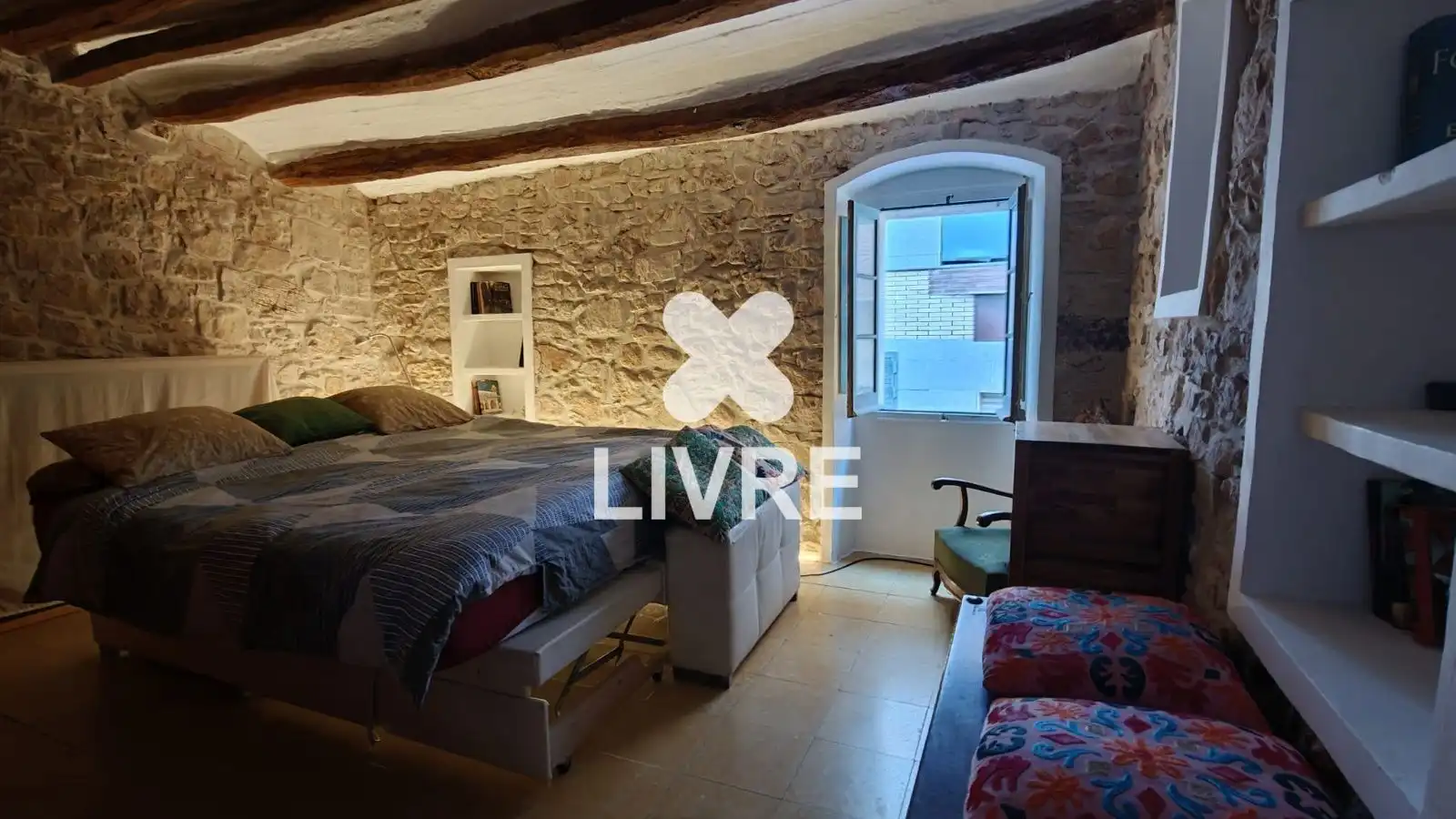 Sala de estar de Casa adosada en venta en Vallirana
