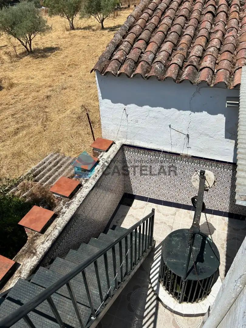 Terraza de Casa adosada en venta en Higuera de Vargas con Amueblado