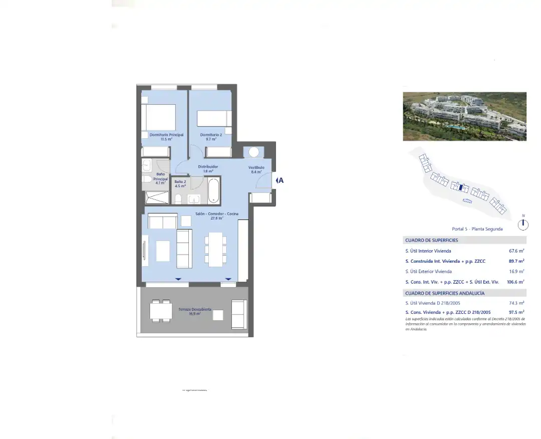 Apartament amb terrassa en venda a Playa Bahía Dorada, imagen 7