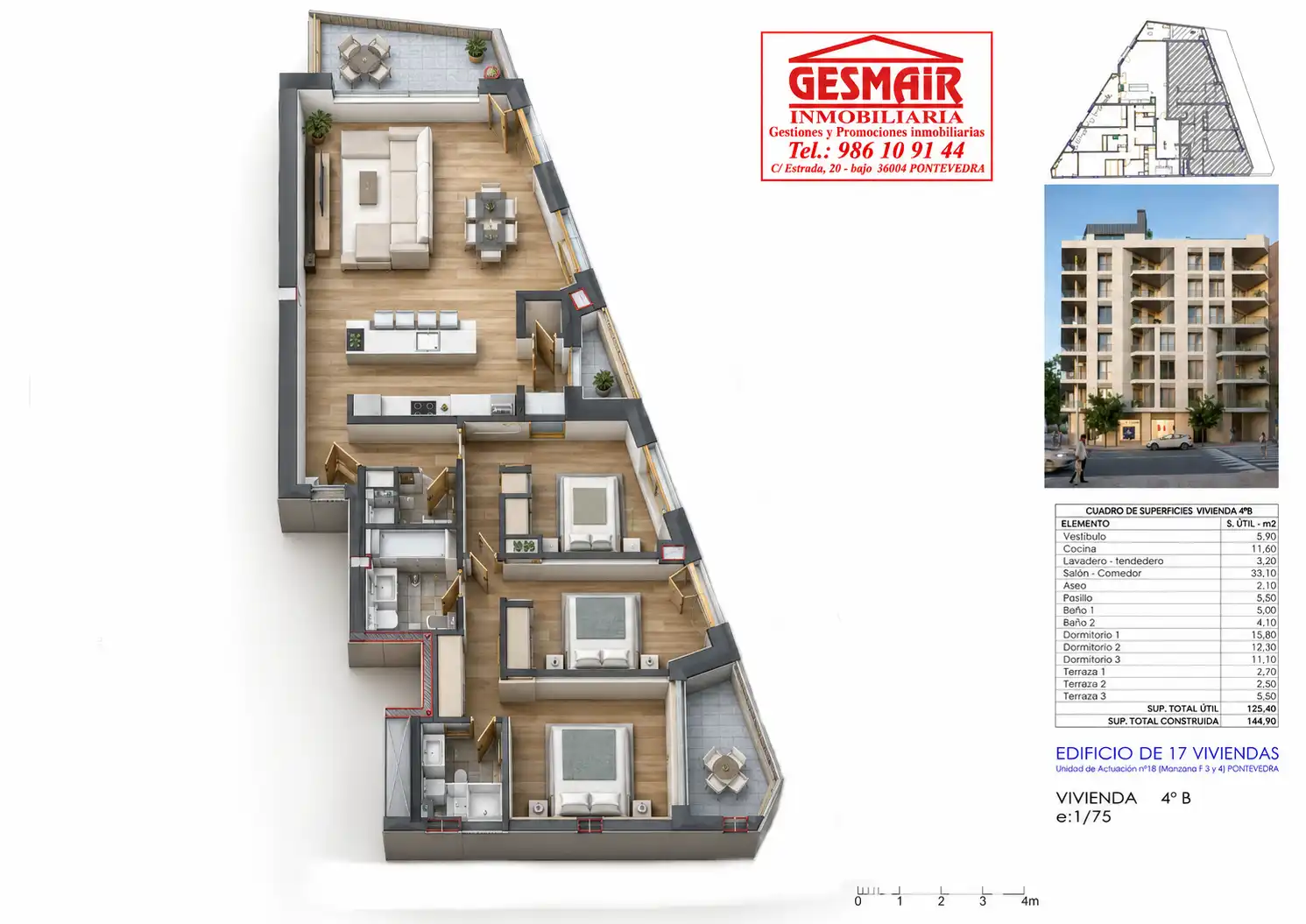 Appartement avec ascenseur à vendre à Rúa Eduardo Pondal 47, imagen 5