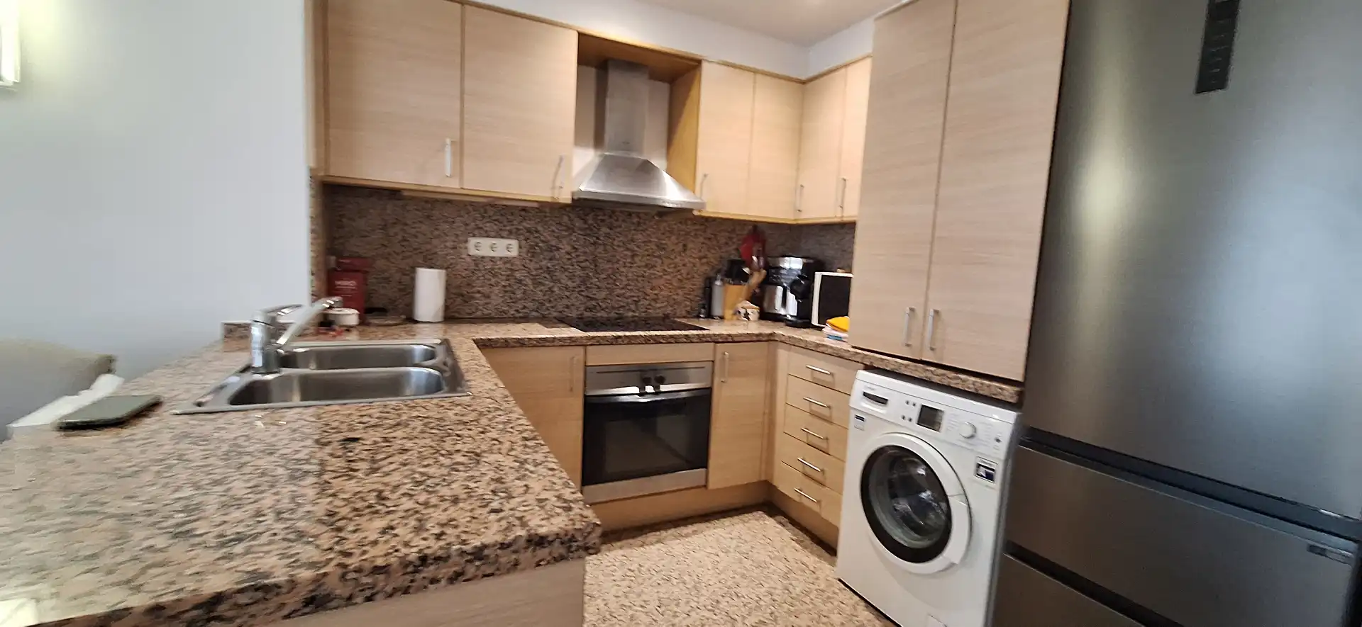 Küche von Maisonette zum Verkauf in Terrassa mit Klimaanlage, Parkett und Terrasse