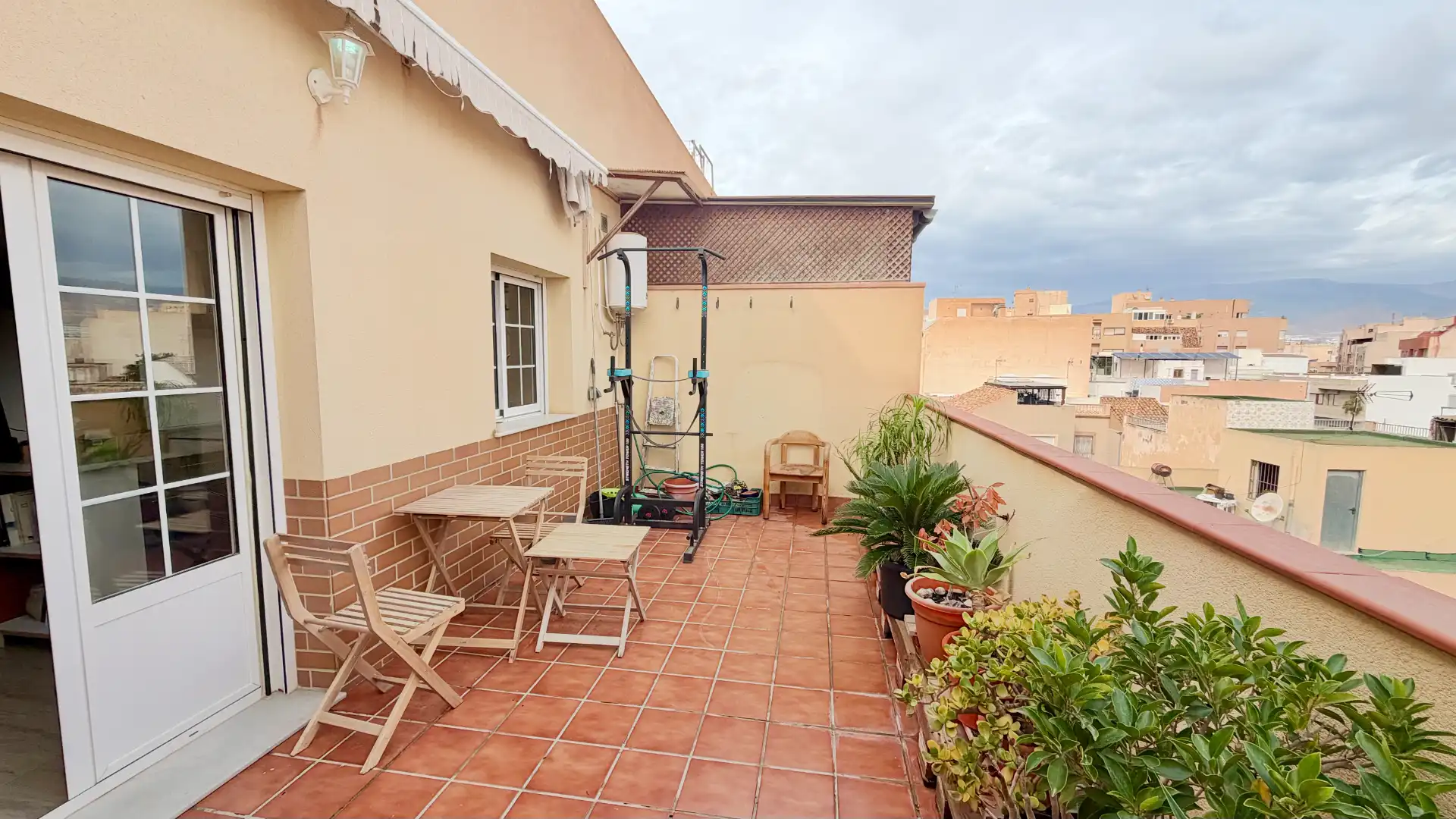 Terraza de Ático en venta en Roquetas de Mar ciudad