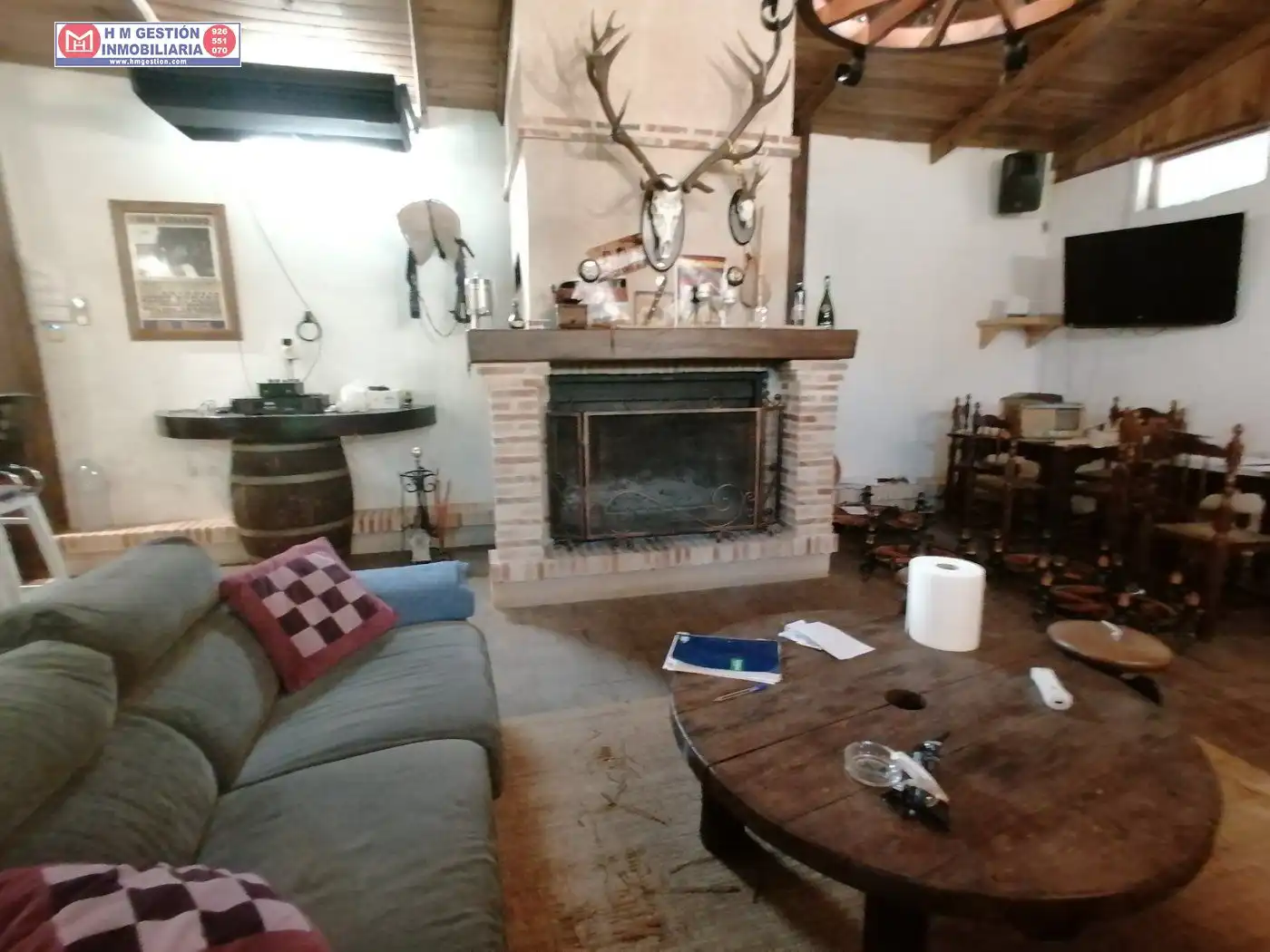 Wohnzimmer von Country house zum Verkauf in Alcázar de San Juan mit Privatgarten, Schwimmbad und Möbliert