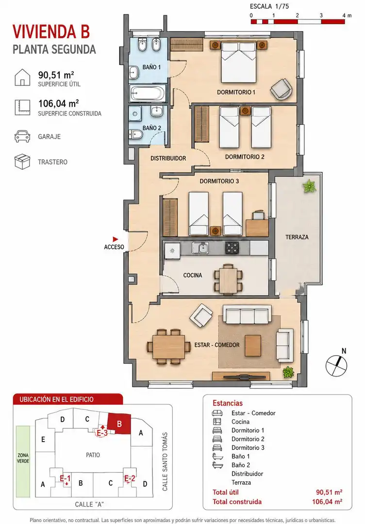 Wohnung zum Verkauf in León Capital  mit Heizung, Parkett und Terrasse