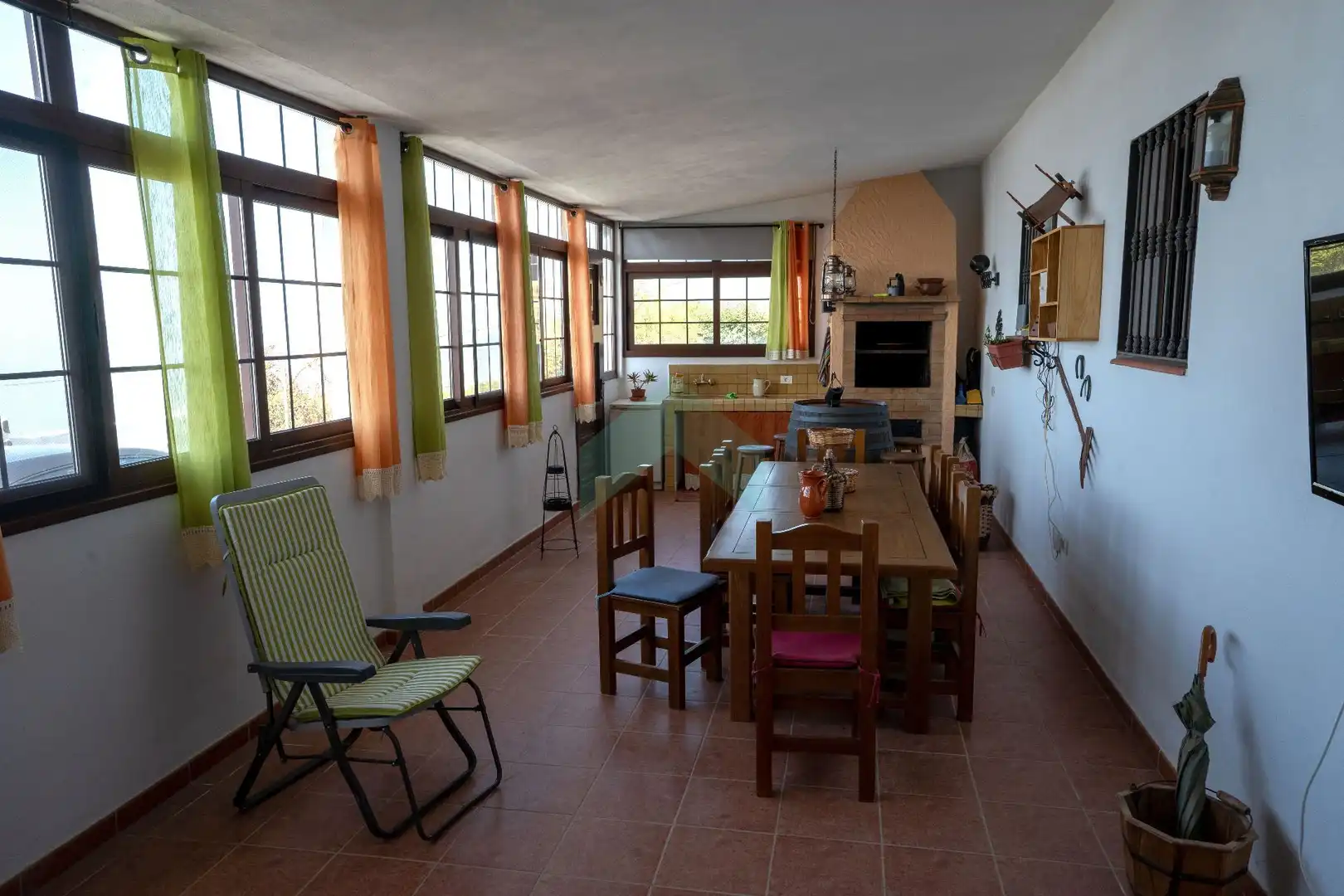 Menjador de Casa o xalet en venda en La Orotava amb Jardí privat, Terrassa i Moblat