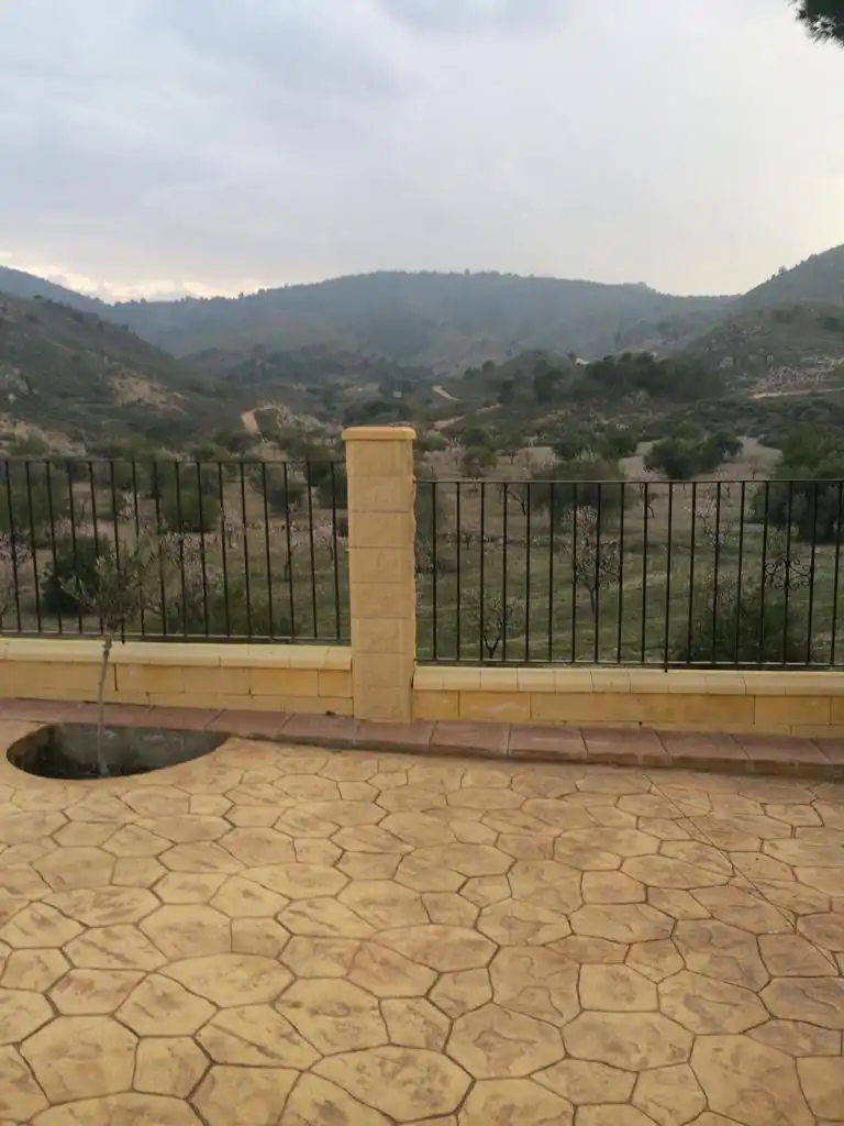 Terrace of Country homes for rent in Taberno  with Heating, Private garden and Terrace