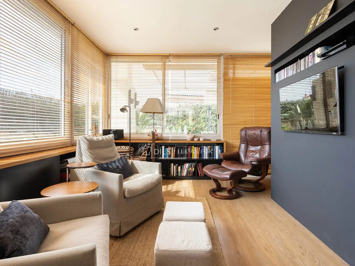 Sala d'estar de Àtic en venda en Barcelona amb Aire condicionat, Calefacció i Terrassa