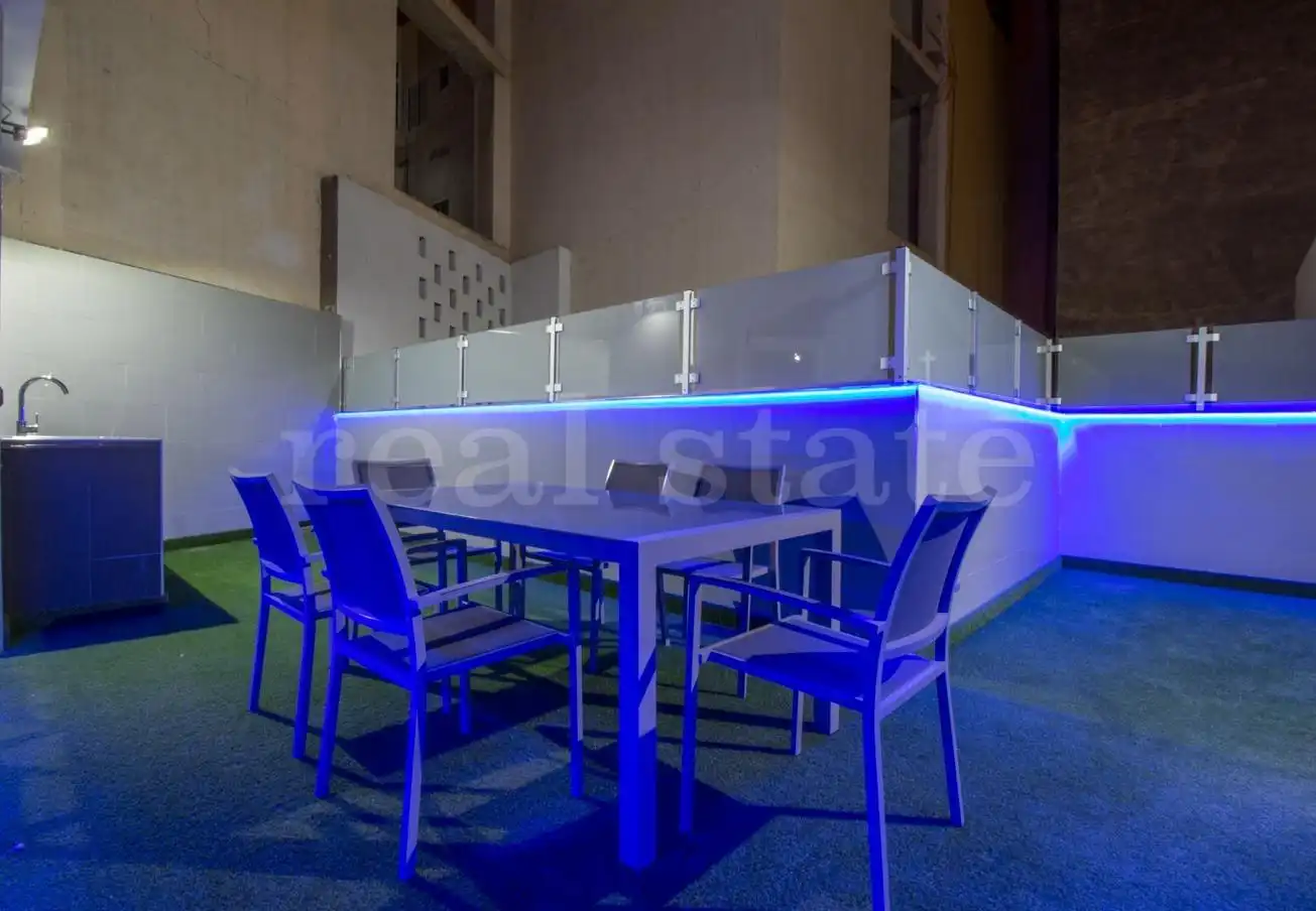 Terrace of Attic for rent in Las Palmas de Gran Canaria  with Air Conditioner, Terrace and Furnished