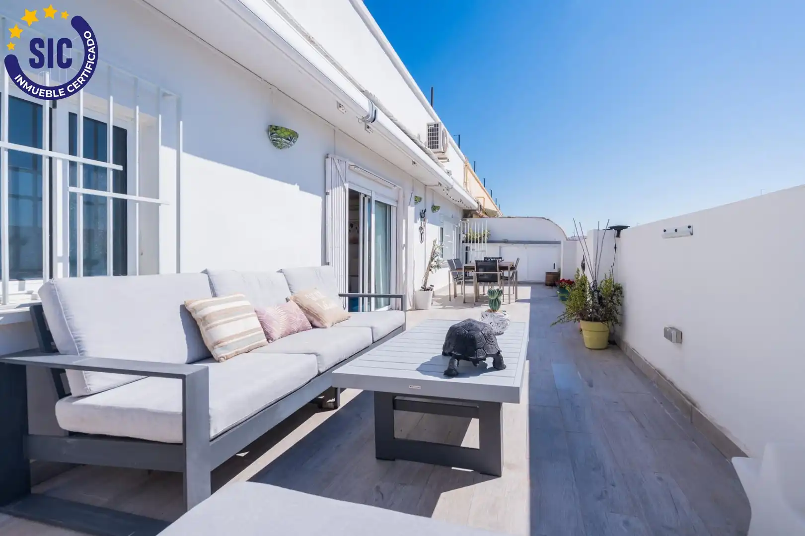 Terraza de Ático en venta en Valencia con Aire acondicionado, Calefacción y Parquet