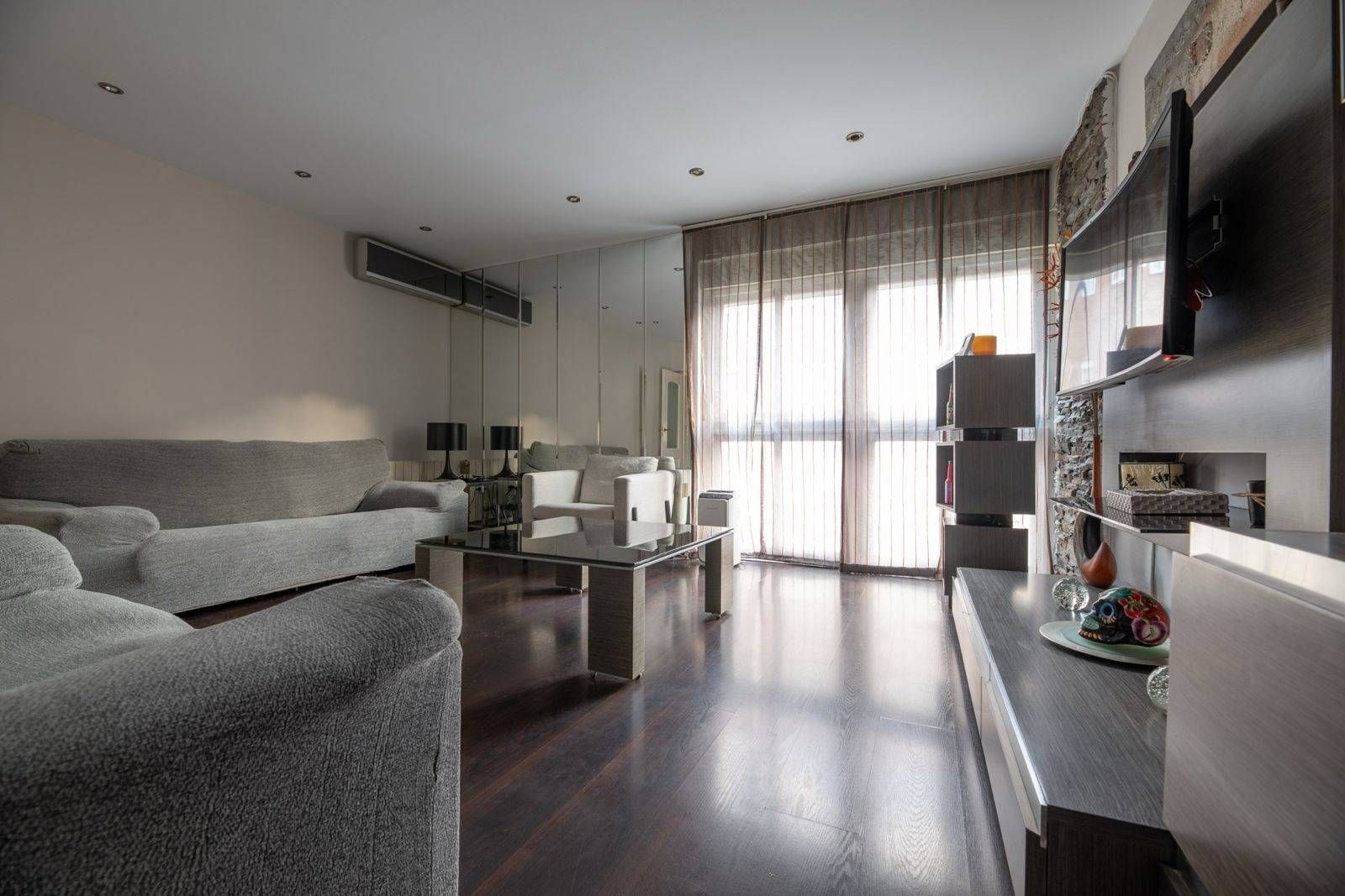 Sala de estar de Piso en venta en  Madrid Capital con Aire acondicionado y Calefacción