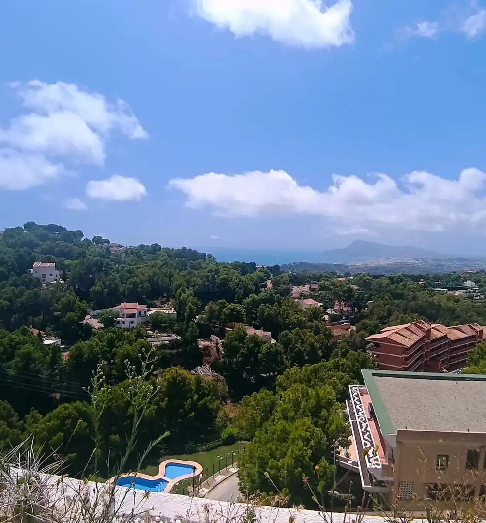 Vista exterior de Ático en venta en Altea con Aire acondicionado, Calefacción y Jardín privado