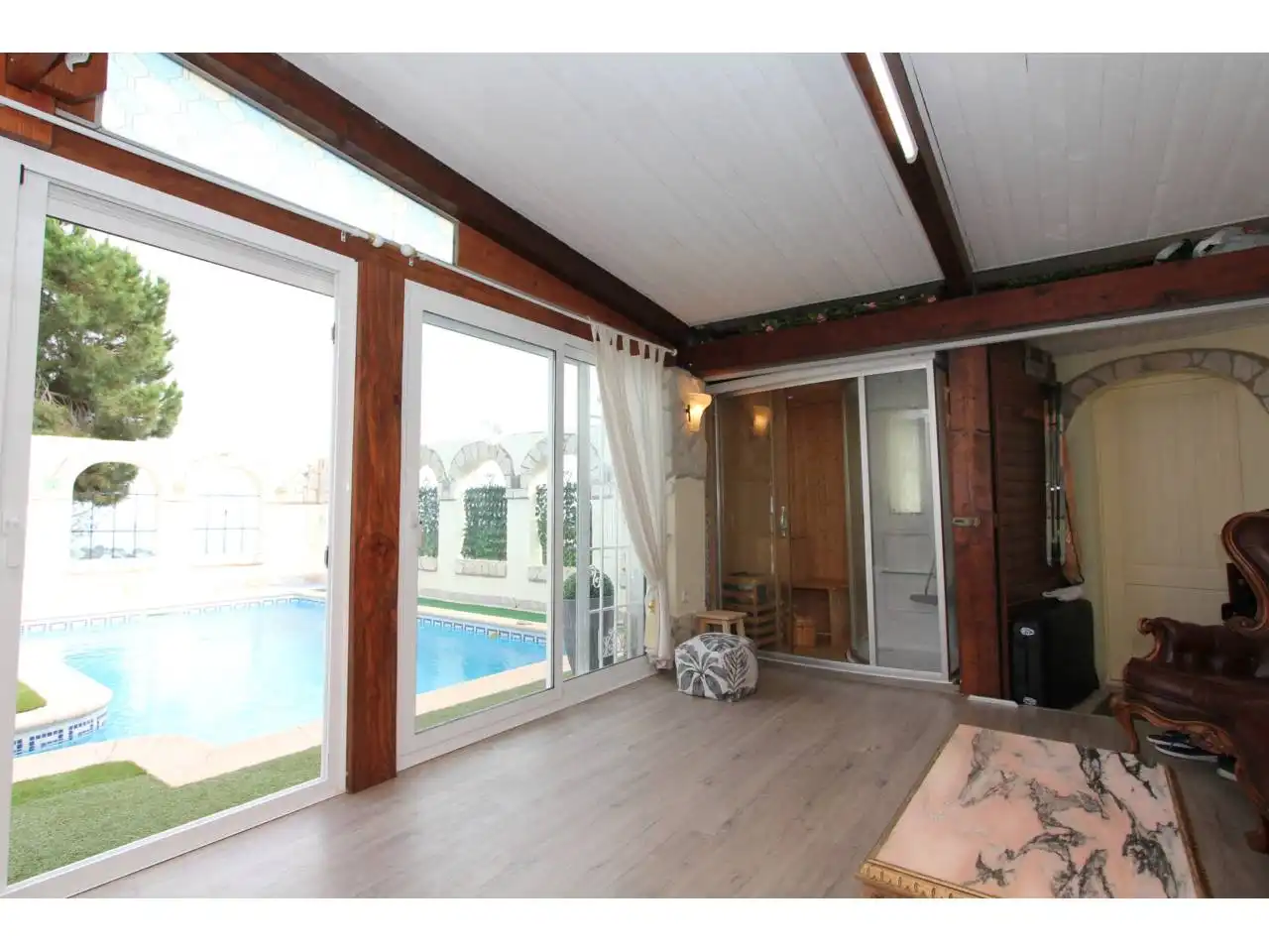Swimming pool of Houses for sale in Lloret de Mar  with Air Conditioner, Heating and Private garden